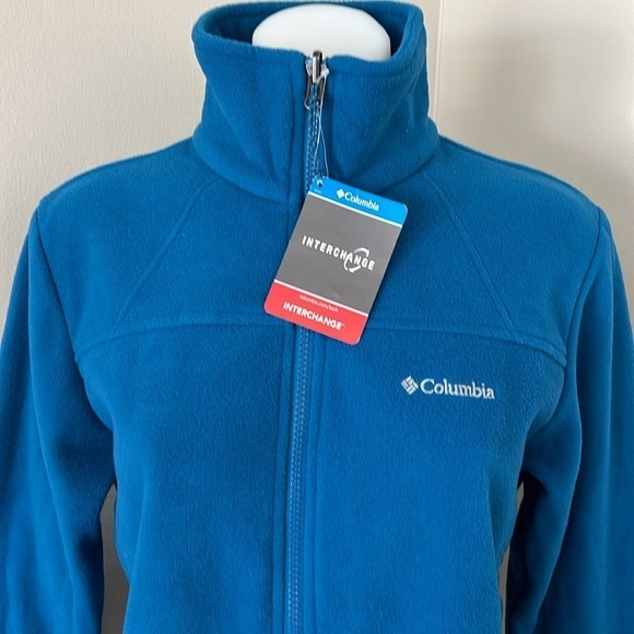 (NWT) Columbia Women’s Falls II Full-Zip Fleece Jacket in Teal, Small - Picture 3 of 17